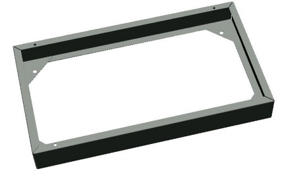 EKF PROxima Цоколь к ВРУ Unit S IP31 (Вх600х600)