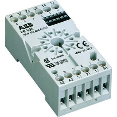 ABB CR-U3S Цоколь для реле CR-U 3ПК с доп.модулем