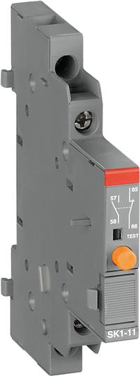 ABB Контакты дополнительные SK1-11 (1НО+1НЗ) боковые сигнальные для автоматических выключателей MS116, MS132, MS132-T, MO132, MS165, MO165