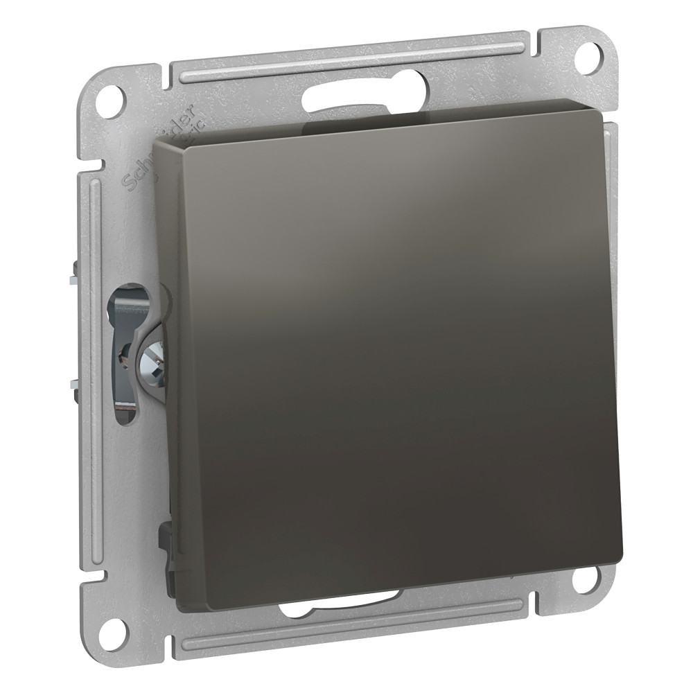 Systeme Electric AtlasDesign Сталь Переключатель 1-клавишный, сх.6, 10АХ, механизм