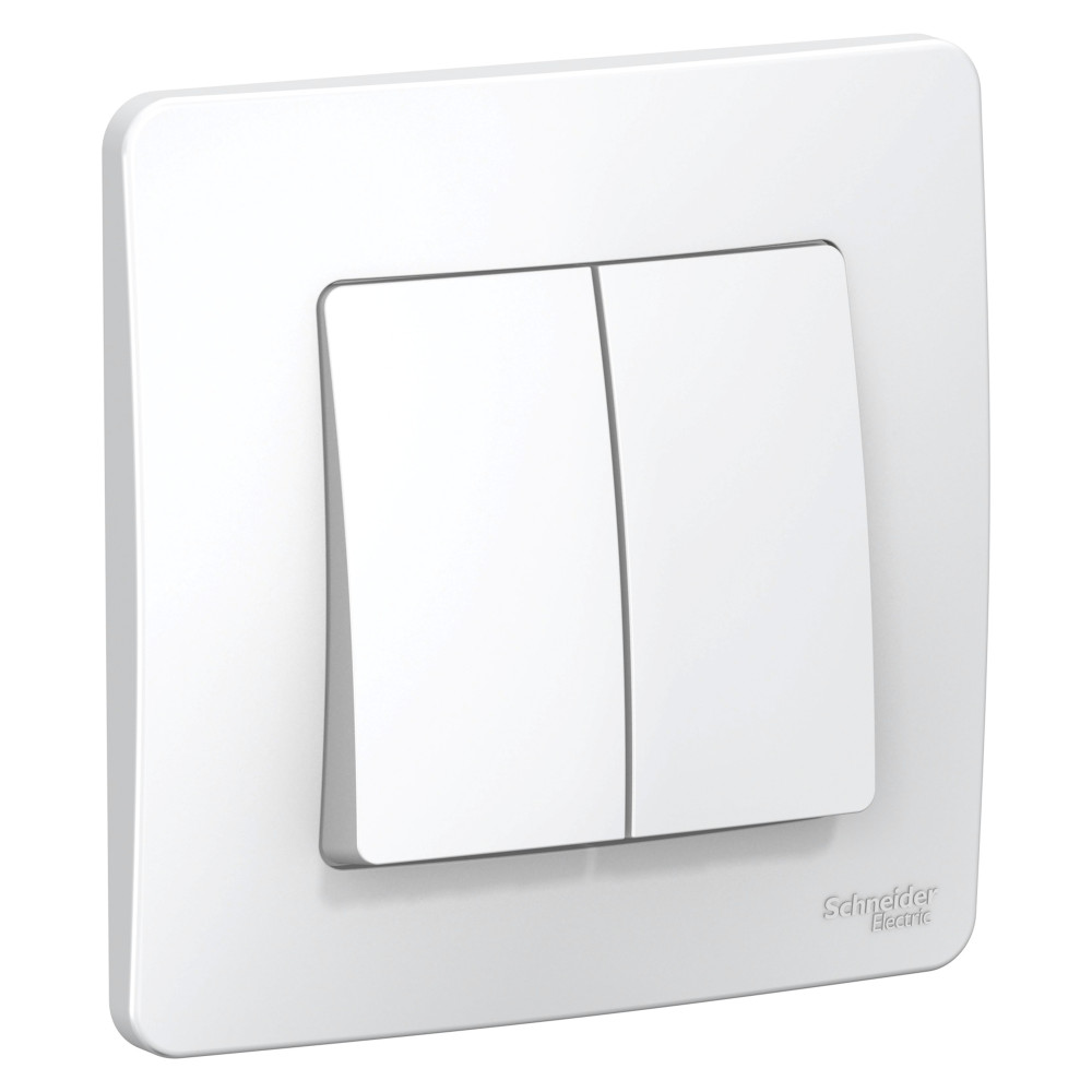 Systeme Electric Blanca внутр Бел Выключатель 2-клавишный, 6А, 250В