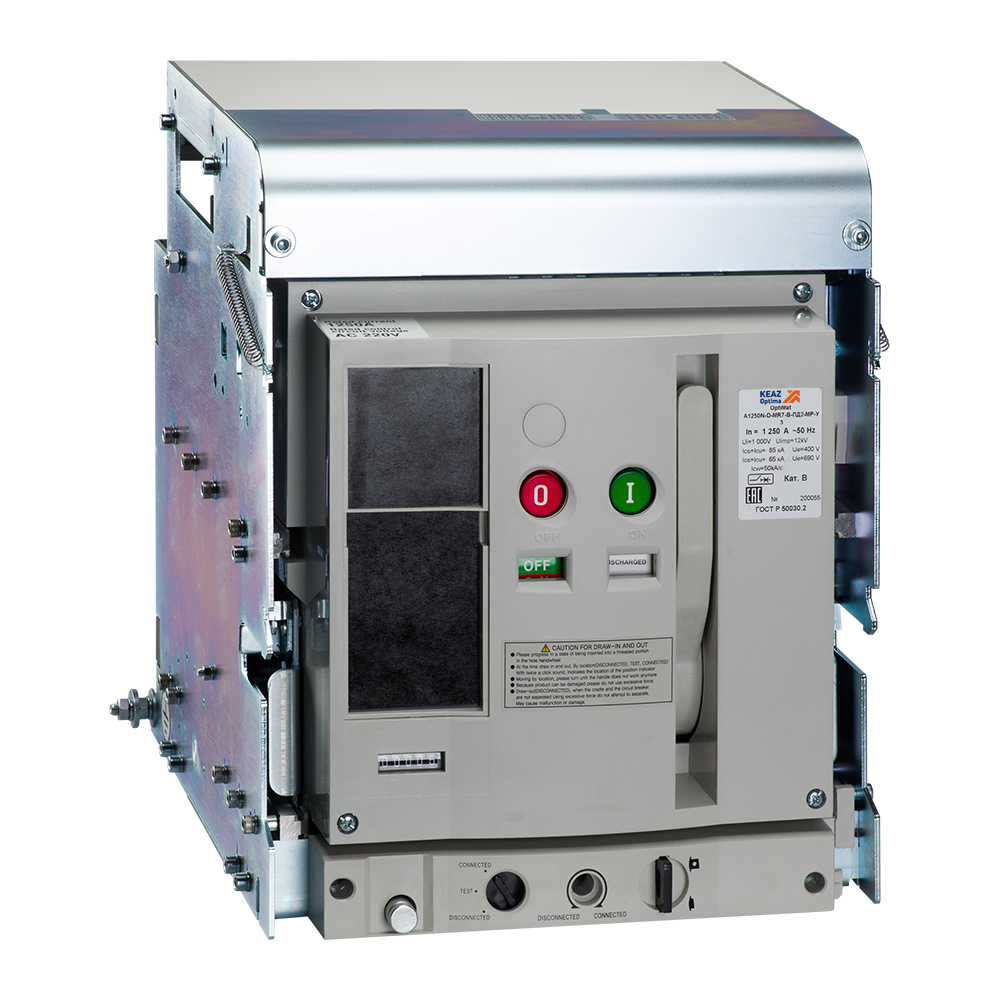 КЭАЗ Выключатель автоматический OptiMat A-1000-S2-3P-65-D-MR0-B-C2200-M2-P05-S1-06