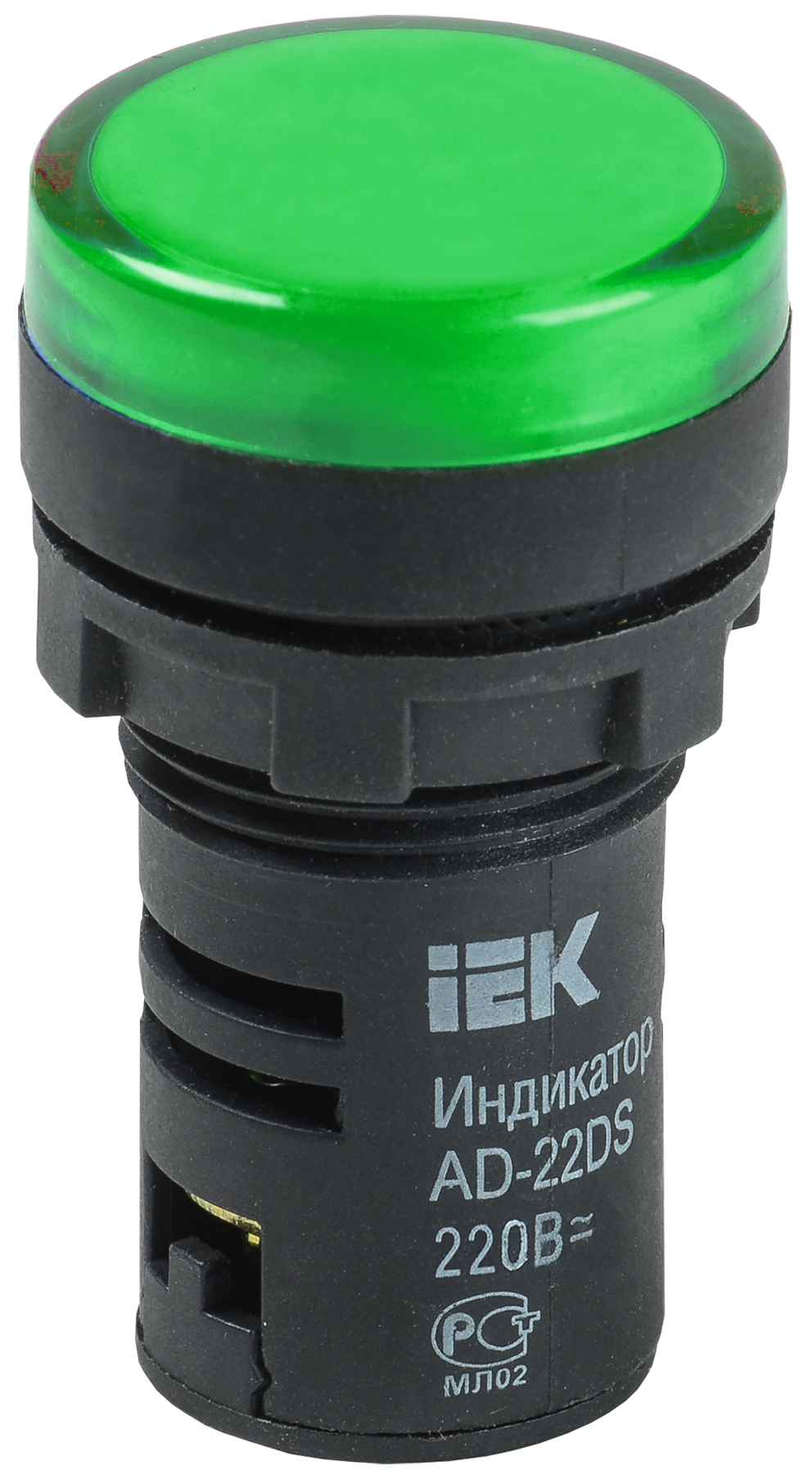 IEK Лампа AD22DS(LED)матрица d22мм зеленый 12В AC/DC