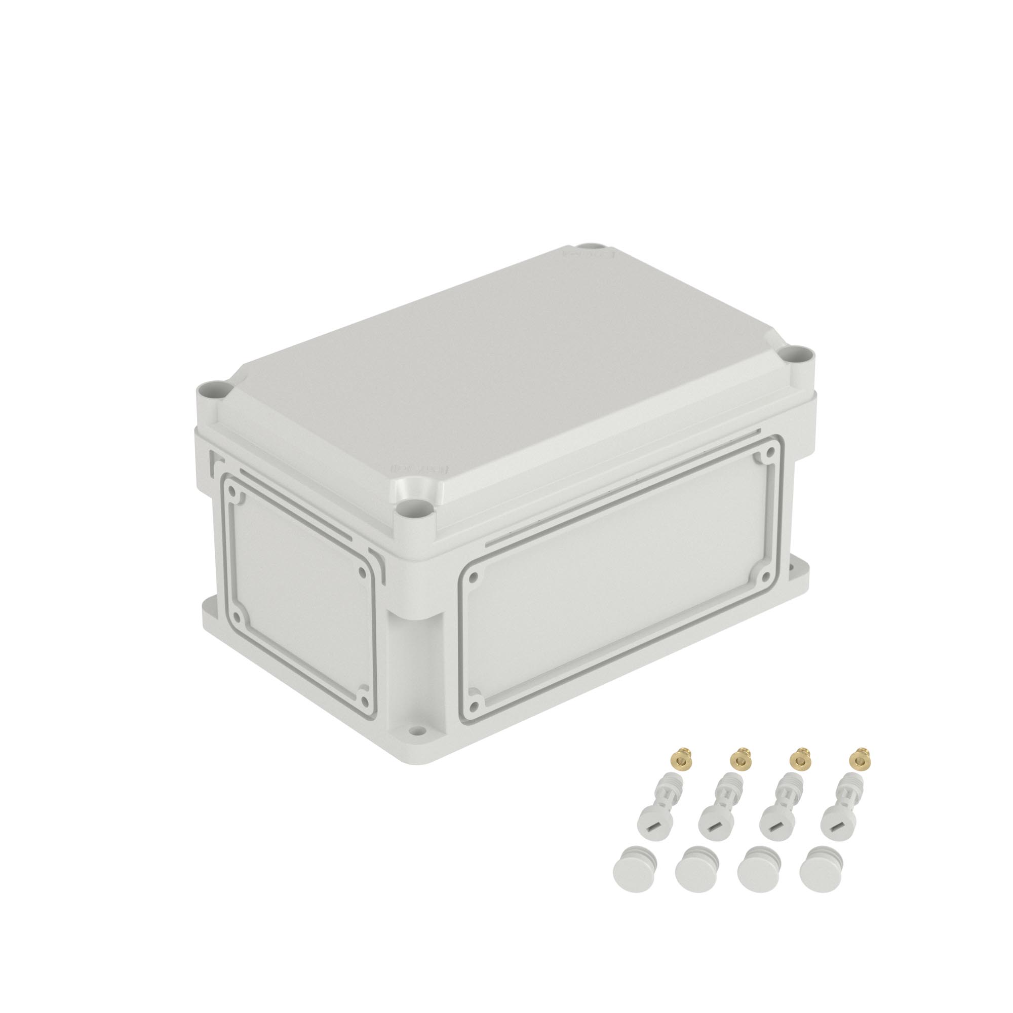 DKC Корпус RAM box без МП 300х200х160 мм, с фланцами, непрозрачная крышка высотой 35 мм, IP67