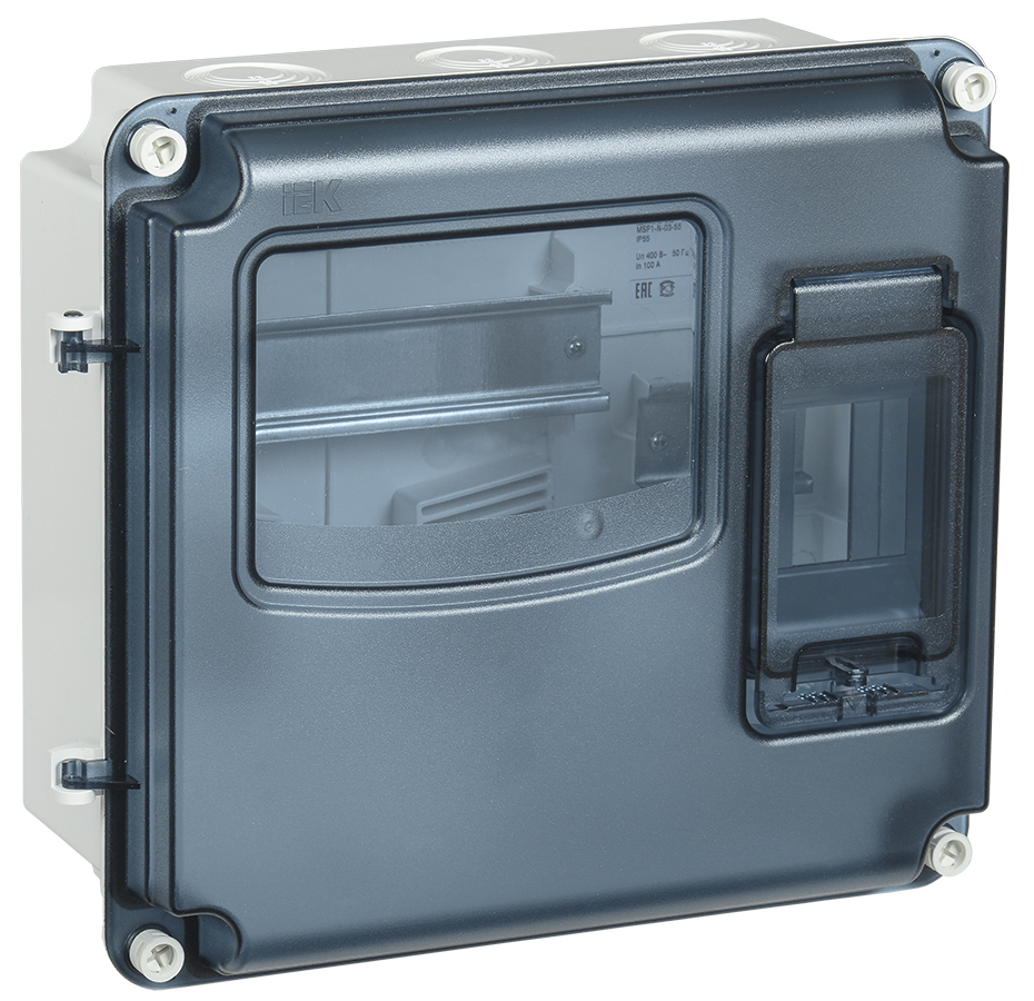 IEK KREPTA Корпус пластиковый ЩУРн-П 1/3 IP66 PC LIGHT