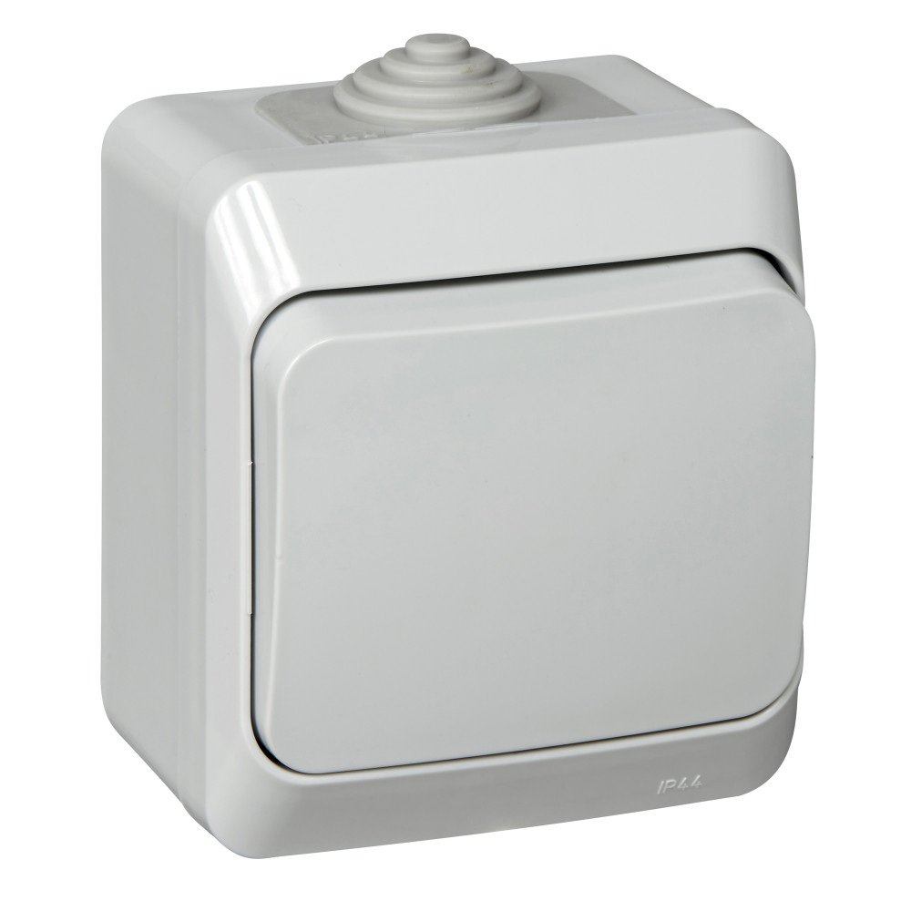 Systeme Electric Этюд наруж Серый Выключатель 1-клавишный IP44