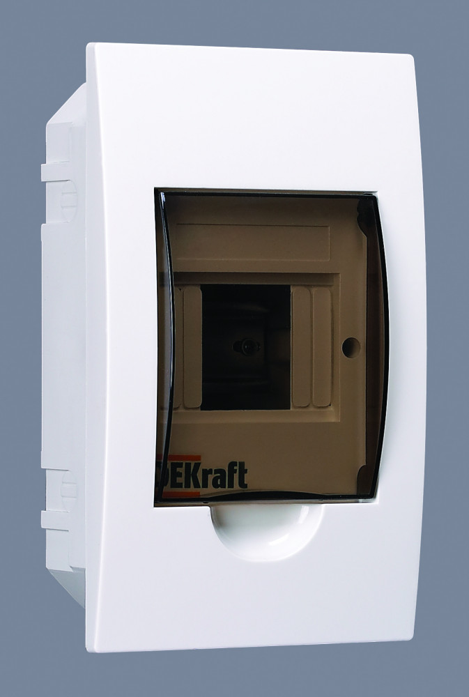 Dekraft Корпус пластиковый встраиваемый 4 мод. IP41 ЩРВ-П-4