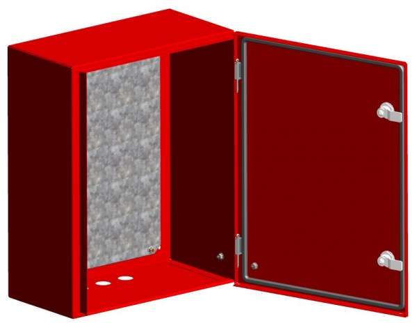 EKF PROxima Щит с монтажной панелью ЩМПг- 65.50.22 (ЩРНМ-3) RAL 3001 IP54