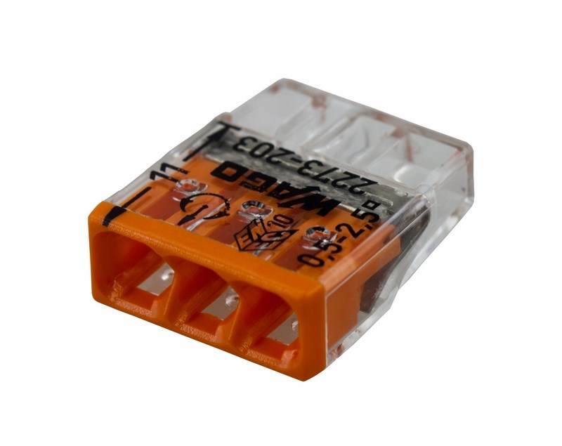 2273-203 Экспресс-клемма 3-проводная до 2,5 мм², (100 шт./уп.) Rexant