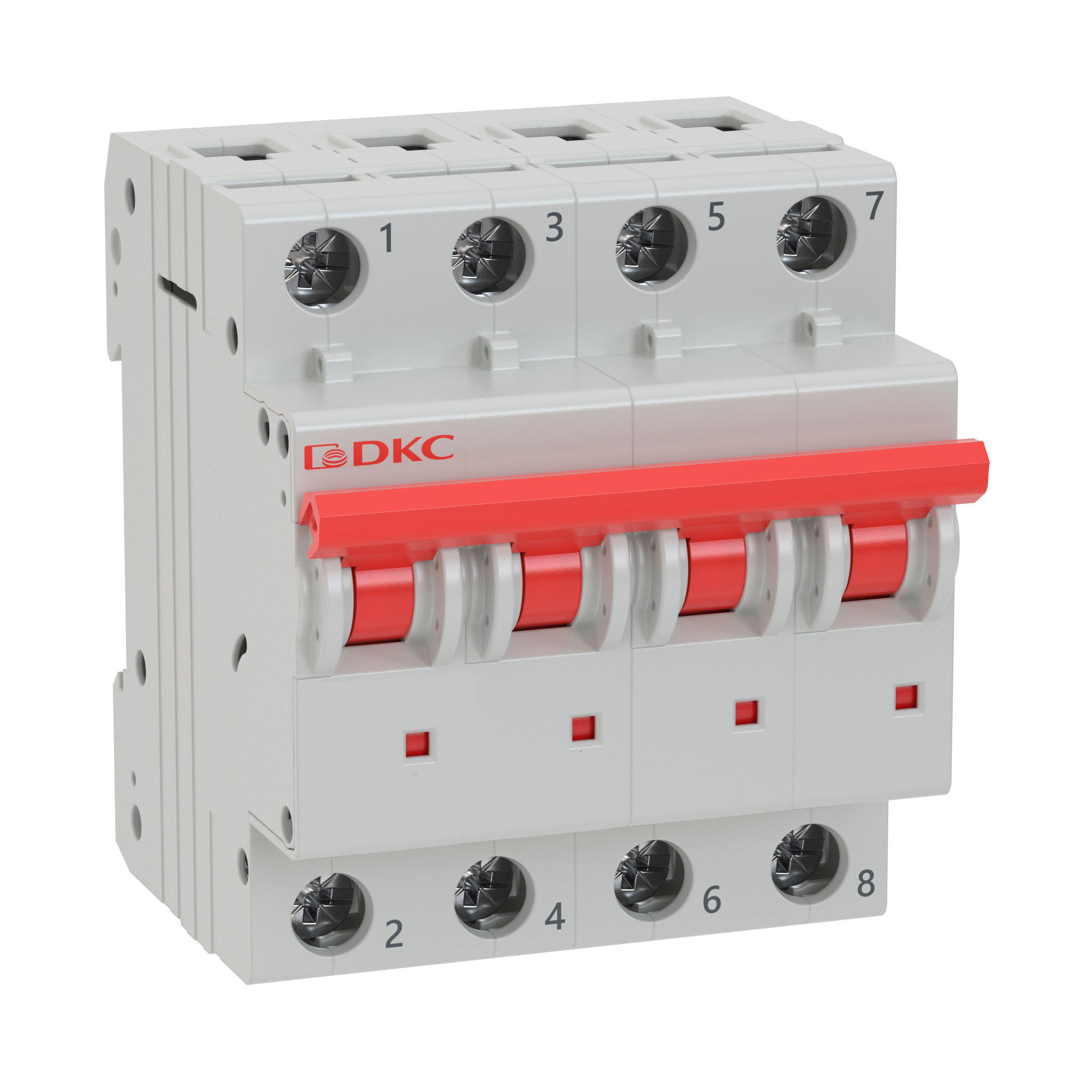 DKC YON pro Автоматический выключатель модульный MD63 4P 25А C 10kA