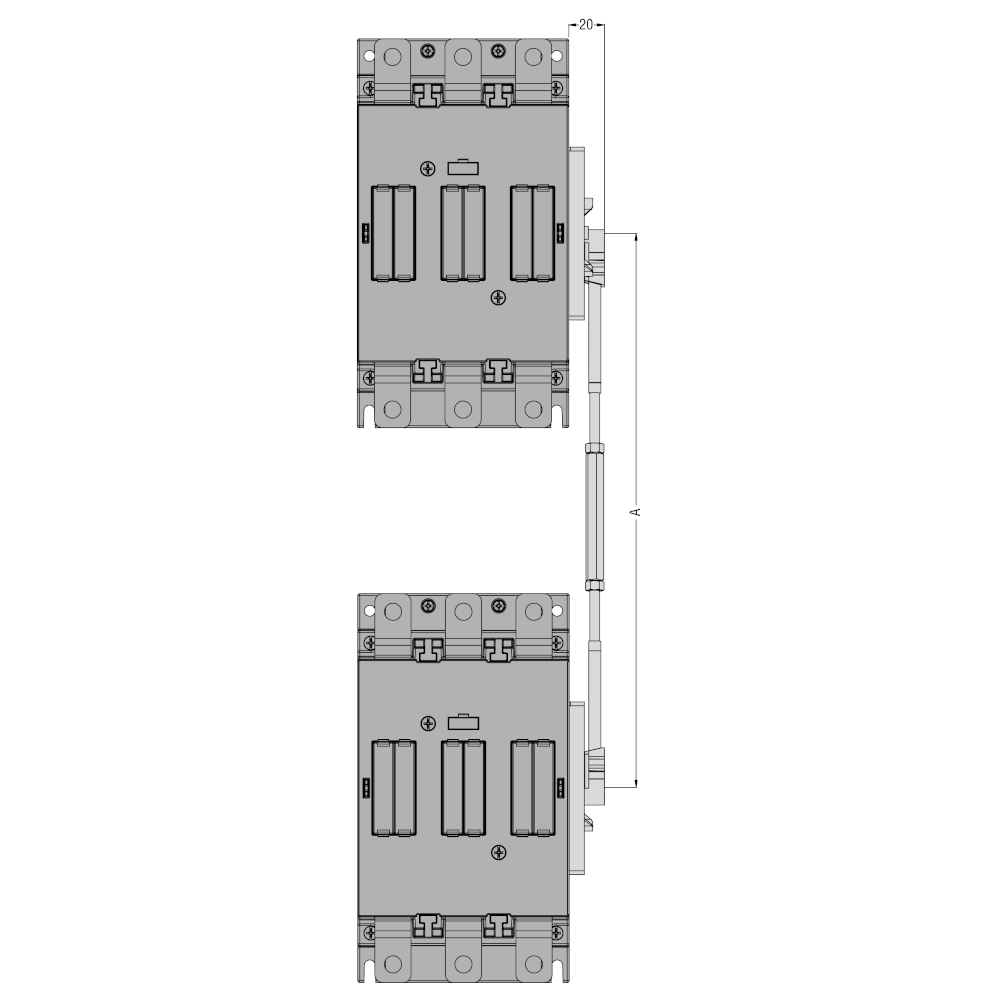 КЭАЗ Блокировка OptiStart K-FX-5504 механическая вертикальная 345...385 мм для AF-160..AF-230