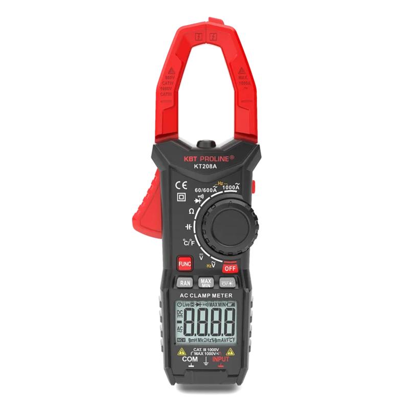 КВТ KT 208A "PROLINE" Токовые клещи цифровые