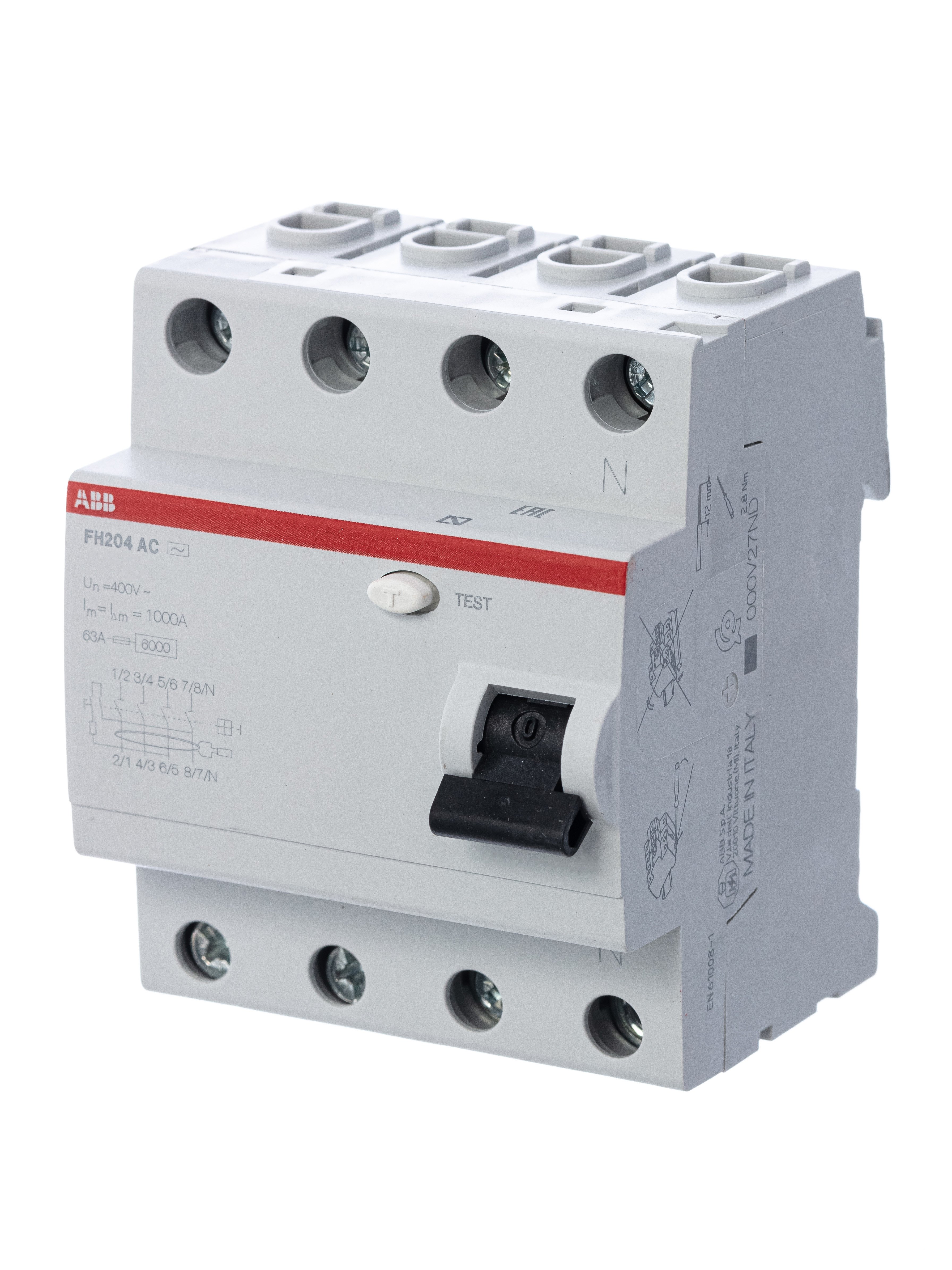 ABB FH204AC УЗО 4Р 63А 100mA (AC)