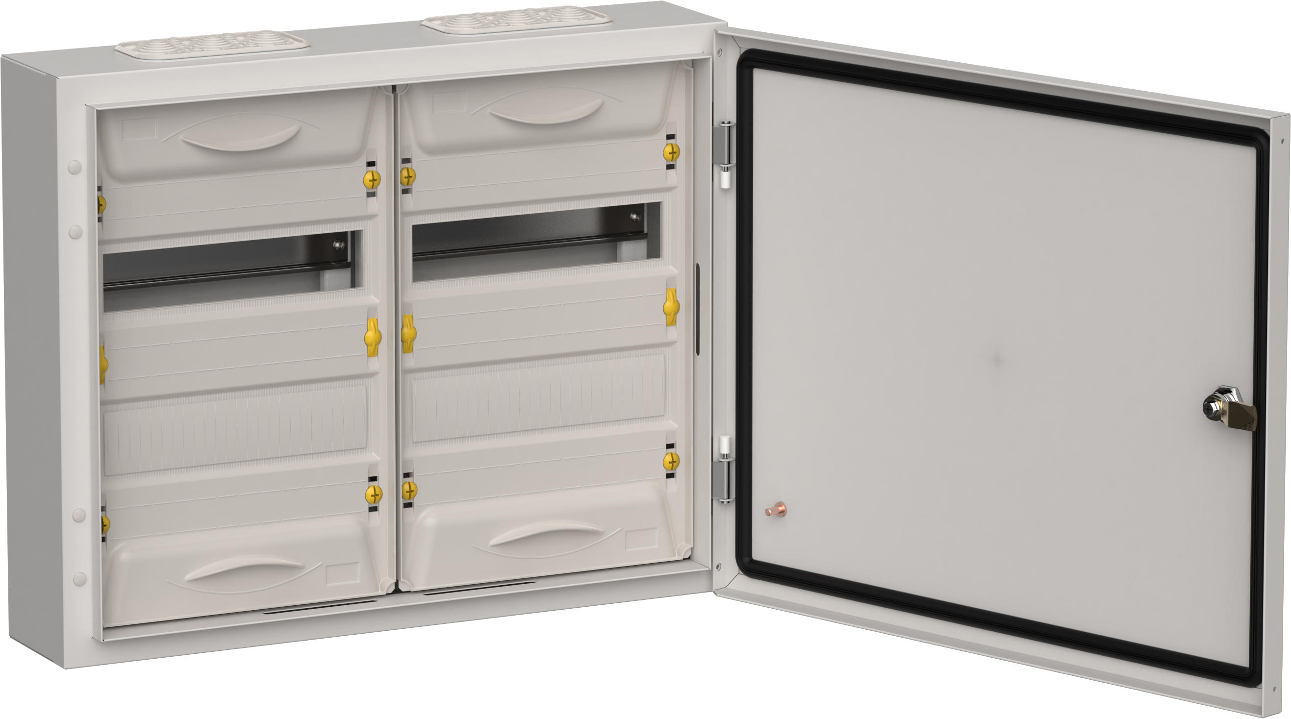 IEK TITAN 5 Корпус мет. ЩРн-48 (2х24) 460х570х140 IP54 сер