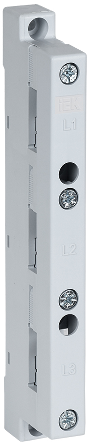 IEK Изолятор шинный плоский ИШП 3P для гор. шин 5х15-10х30мм
