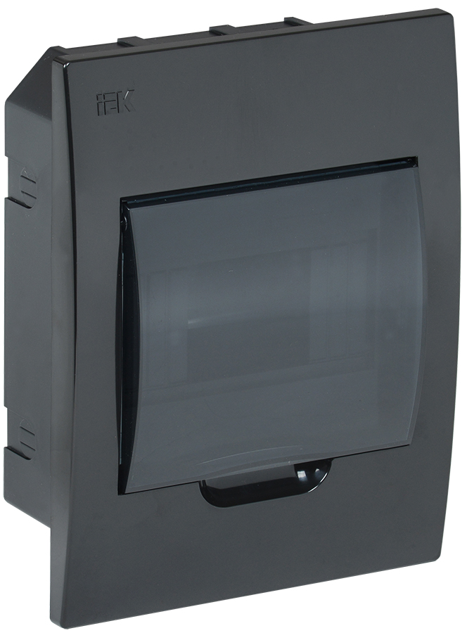 IEK KREPTA 3 Корпус пластиковый ЩРВ-П-6 IP41 черный скрыт.монтаж