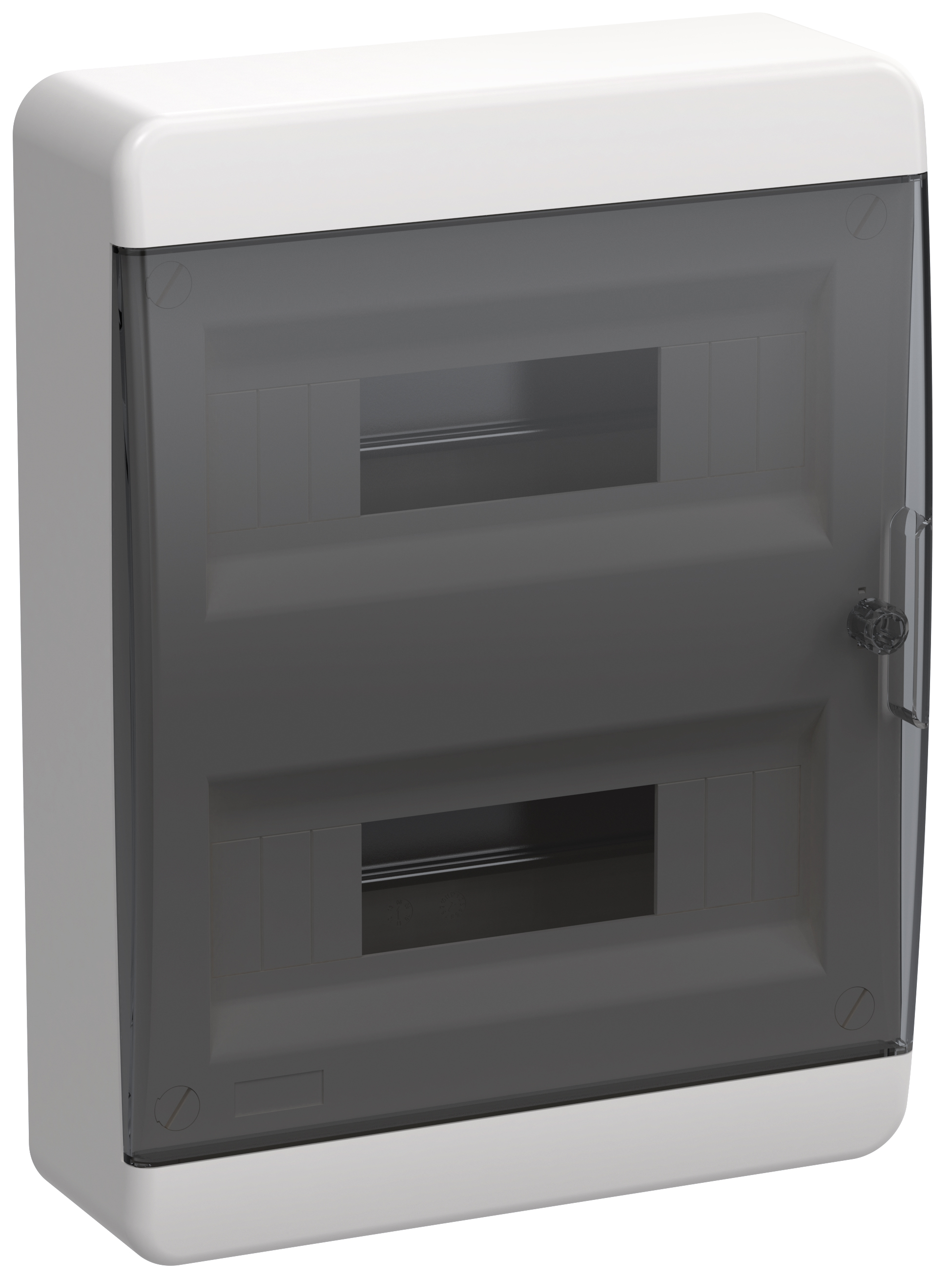 IEK TEKFOR Корпус пласт. ЩРН-П-24 IP41 черн. прозр. дверь