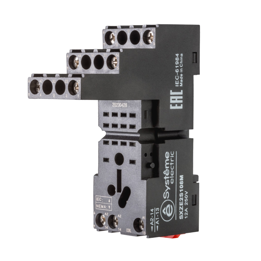 Systeme Electric Розетка для реле 2СО 12А mixed
