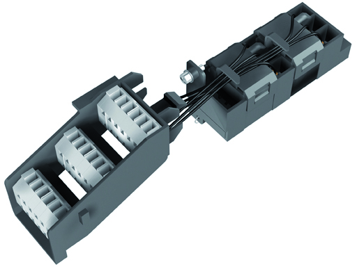 ABB Emax2 Дополнительные внешние контакты состояния выключателя AUX 15Q 24Vdc W/FP для индикации в положении Тест/Вкачен E2.2...E6.2