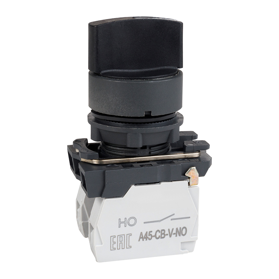 КЭАЗ Переключатель OptiSignal D22 C5-S-21 2 положения пластик 1НО XB5AD21