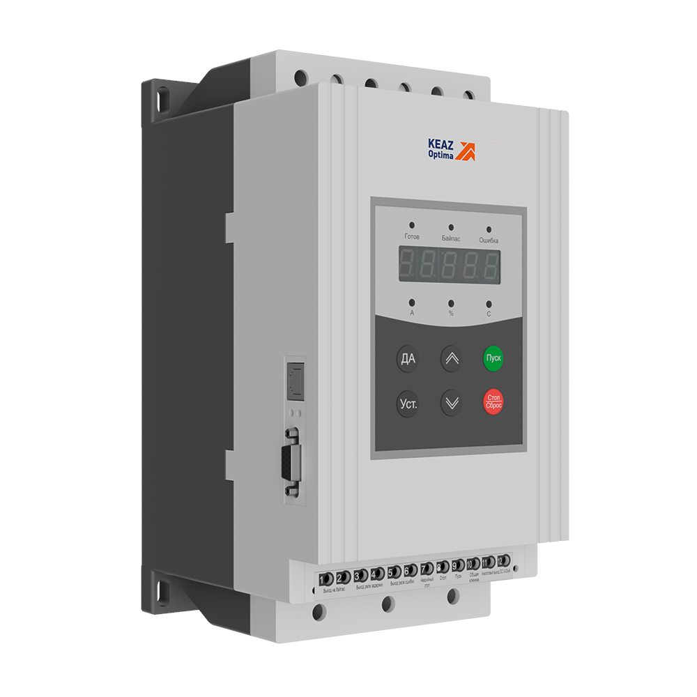 КЭАЗ Устройство плавного пуска OptiCor S-185К-380-0-K