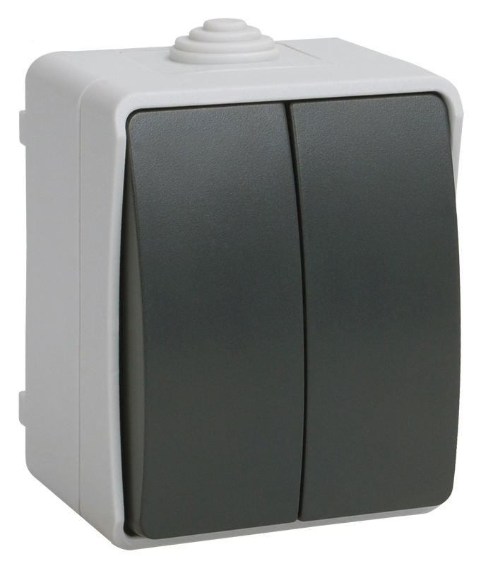 IEK FORS ВС20-2-0-ФСр Выключатель 2кл для открытой установки IP54