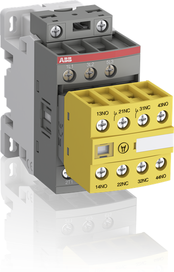 ABB Контактор AFS16-30-22-13 для систем безопасности, с универсальной катушкой управления 100-250В AC/DC
