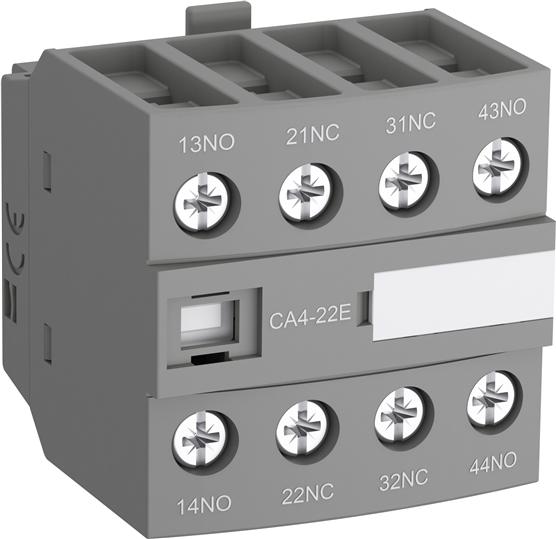 ABB CA4-04N Блок контактный дополнительный (4НЗ) для конт.AF09…AF38 и реле NF09…NF38