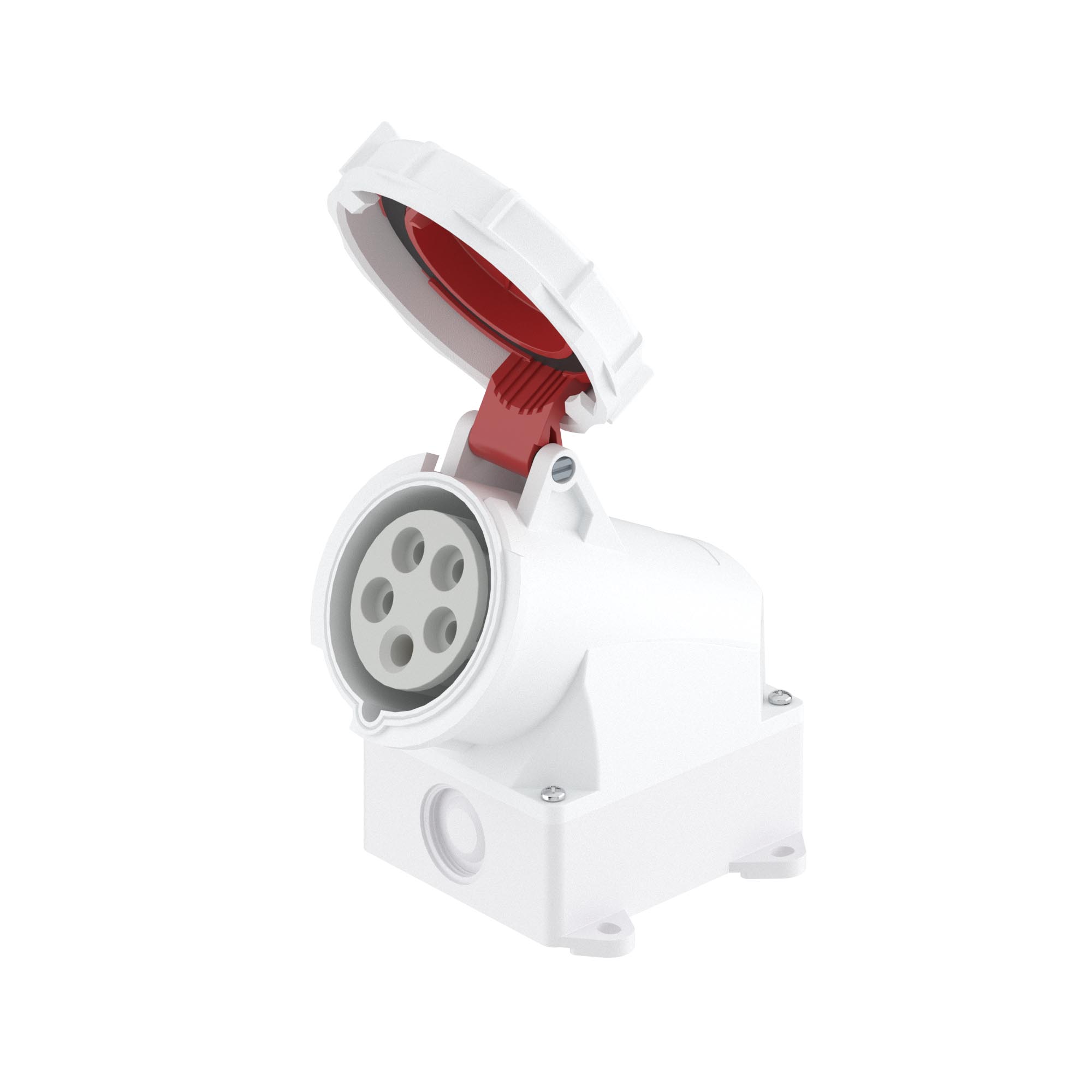 DKC Розетка настенная  IP67 32A 3P+E+N 400В