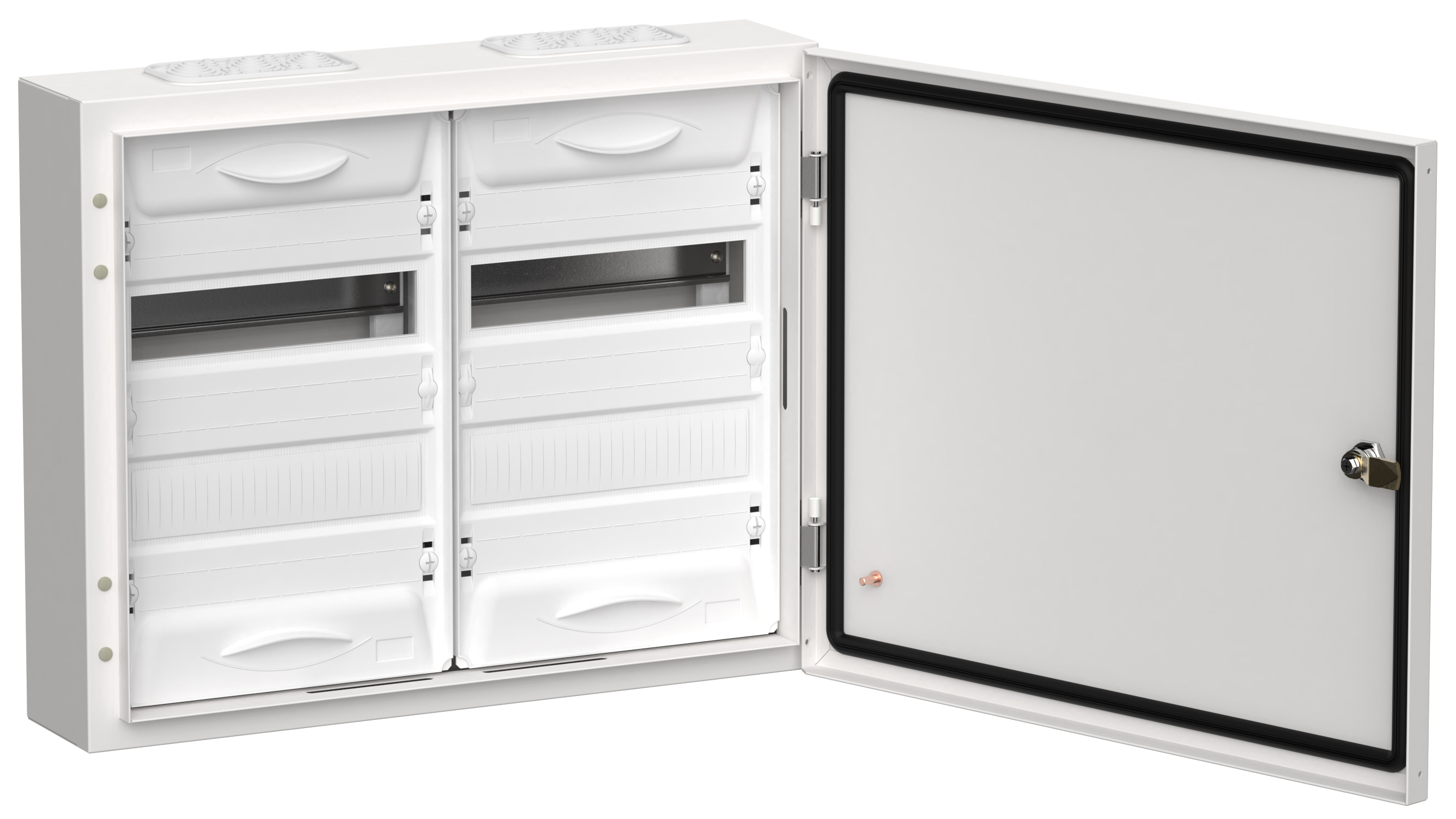 IEK TITAN 5 Корпус мет. ЩРн-48 (2х24) 460х570х140 IP54 бел