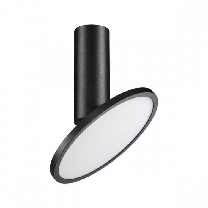 Novotech 358346 OVER NT20 054 черный Светильник накладной IP20 LED 4000K 18W 85-265V HAT