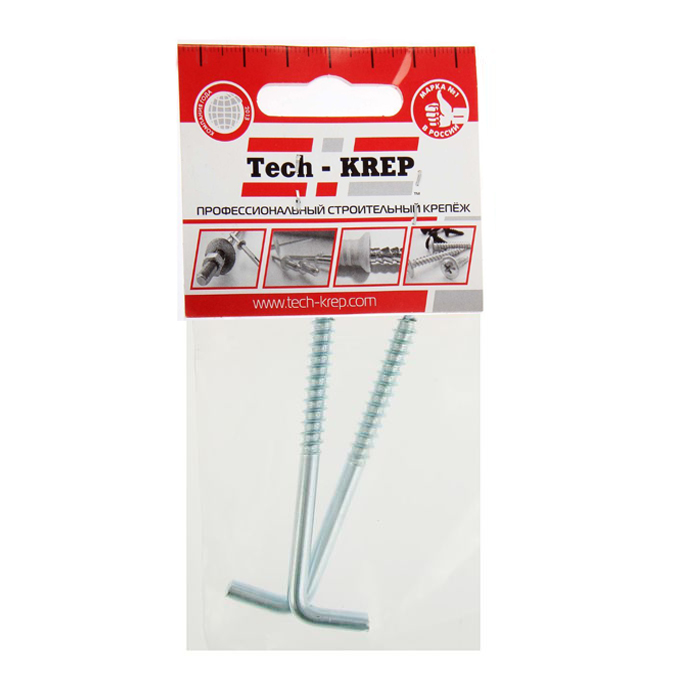 Tech-Krep Шуруп-костыль 6,0х75 (2 шт) - пакет
