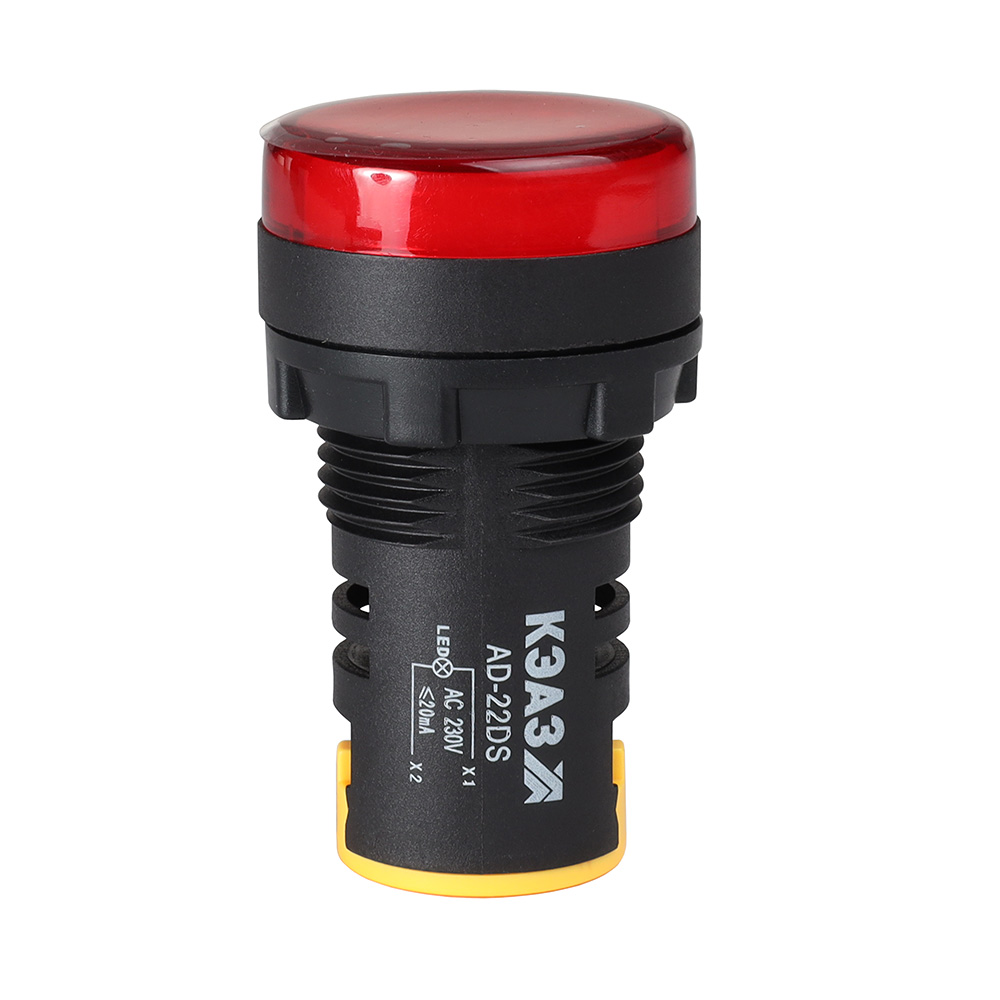 КЭАЗ Лампа AD22DS(LED) матрица D22мм красный 24В AC/DC