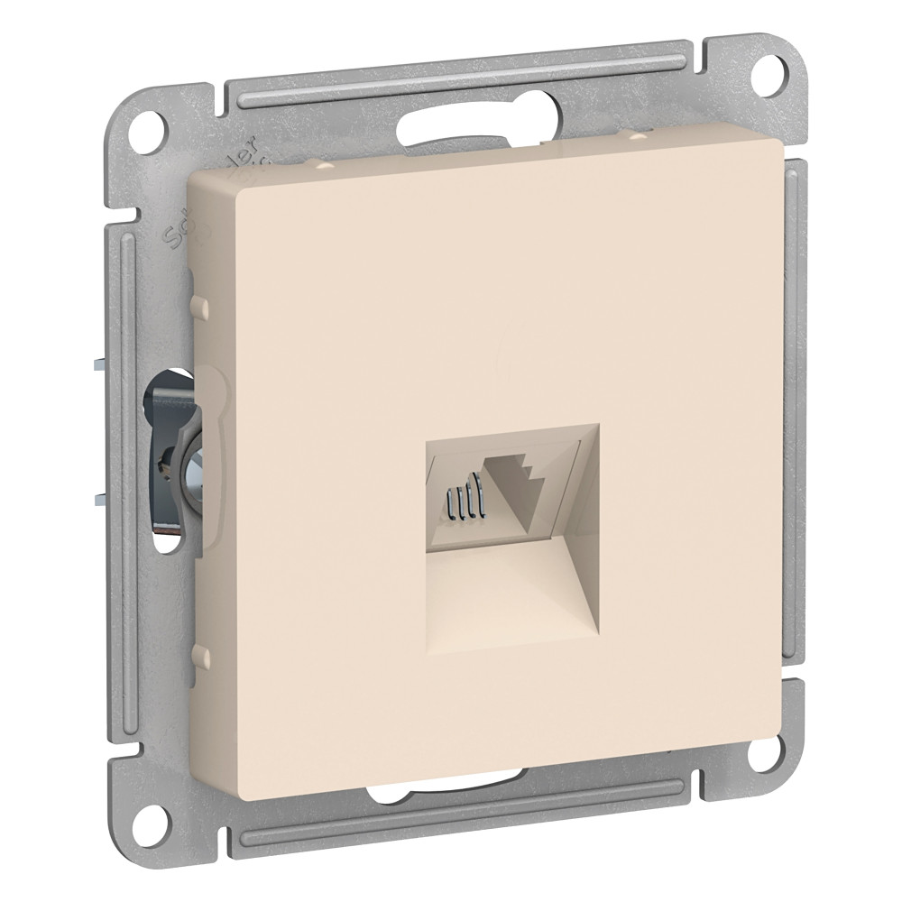 Systeme Electric AtlasDesign Беж Розетка телефонная RJ11, механизм