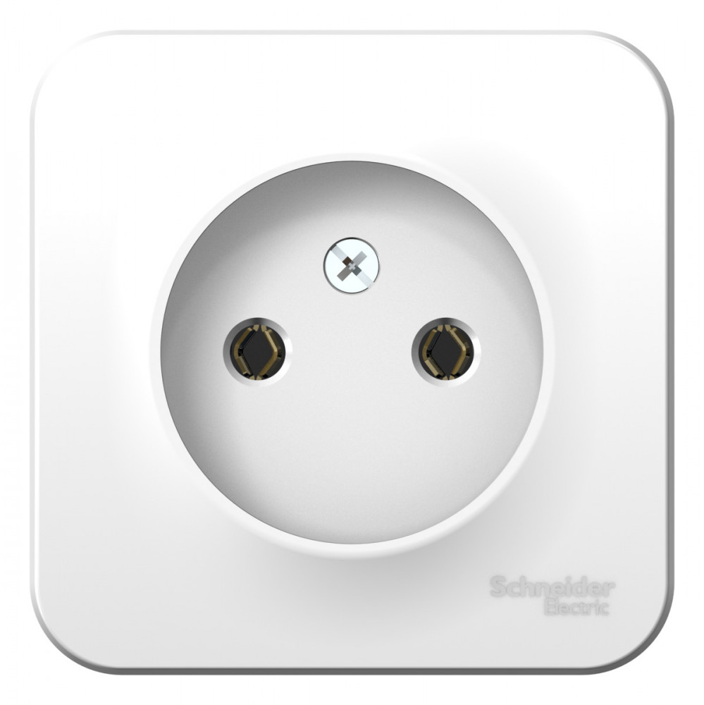 Systeme Electric Blanca наруж Бел Розетка б/з без шторок, 16А, 250В