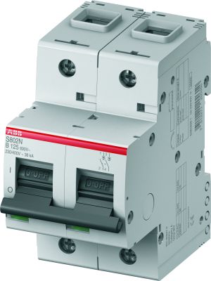 ABB Выключатель автоматический 2-полюсный S802N B13