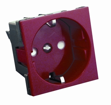 Systeme Electric Розетка "В45" С/У С ЗК для каб. кан. (250В, 16А, защ.ш)