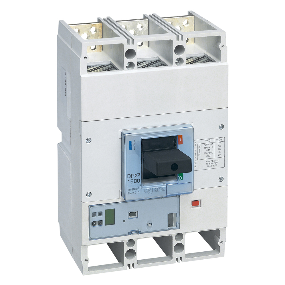 Legrand DPX3 1600 Автоматический выключатель 3P 1000А 100kA/эл.расц.Sg/изм.блок