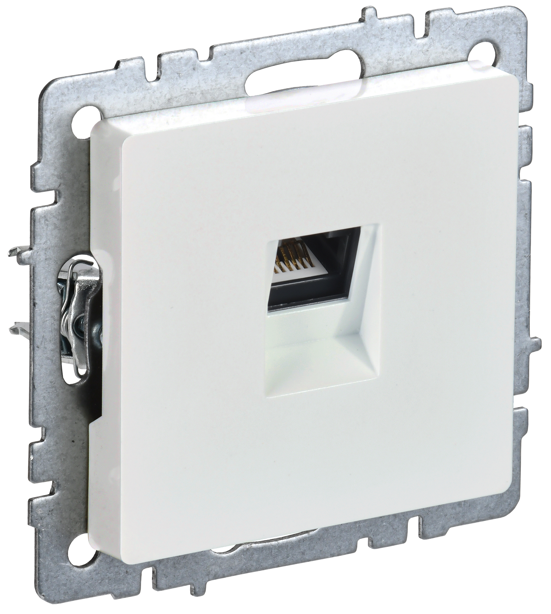 IEK BRITE BASE Жемчуг Розетка комп. RJ45 кат.6 РК11-БрЖ