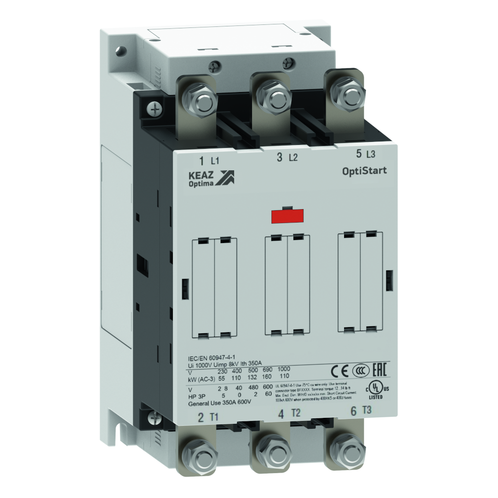 КЭАЗ Контактор OptiStart K-AF-400-30-00-E230 с катушкой AC/DC с электронным управлением