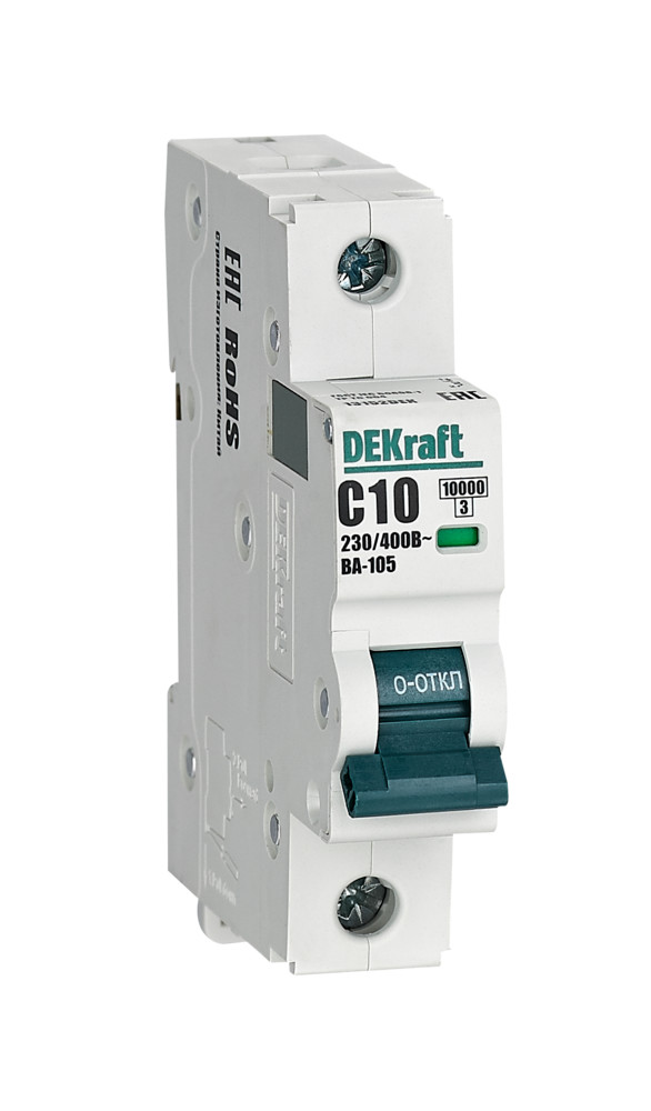Dekraft Автоматический выключатель ВА105-1P-010A-C