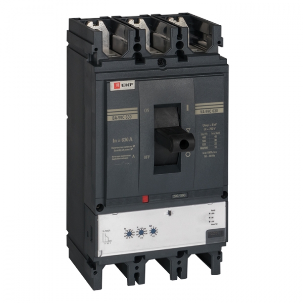 EKF PROxima Автоматический выключатель ВА-99C (Compact NS) 630/630А 3P 45кА