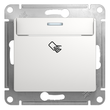 Systeme Electric Glossa Бел Выключатель карточный, сх.6