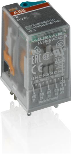 ABB CR-M024AC3 Промежуточное реле 24V 10A 3ПК (AC)