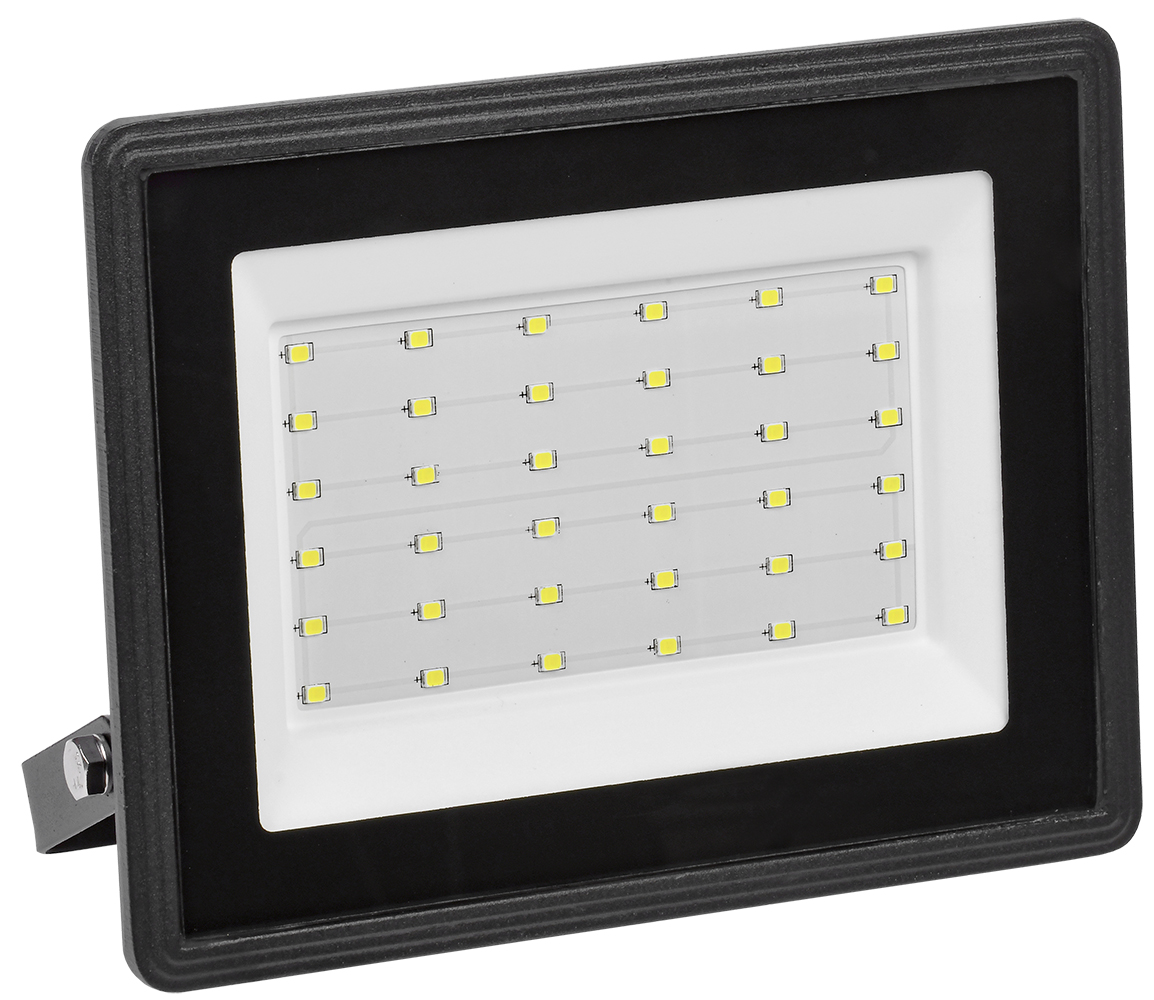 IEK Черный Прожектор LED СДО 06-50 IP65 4000 K