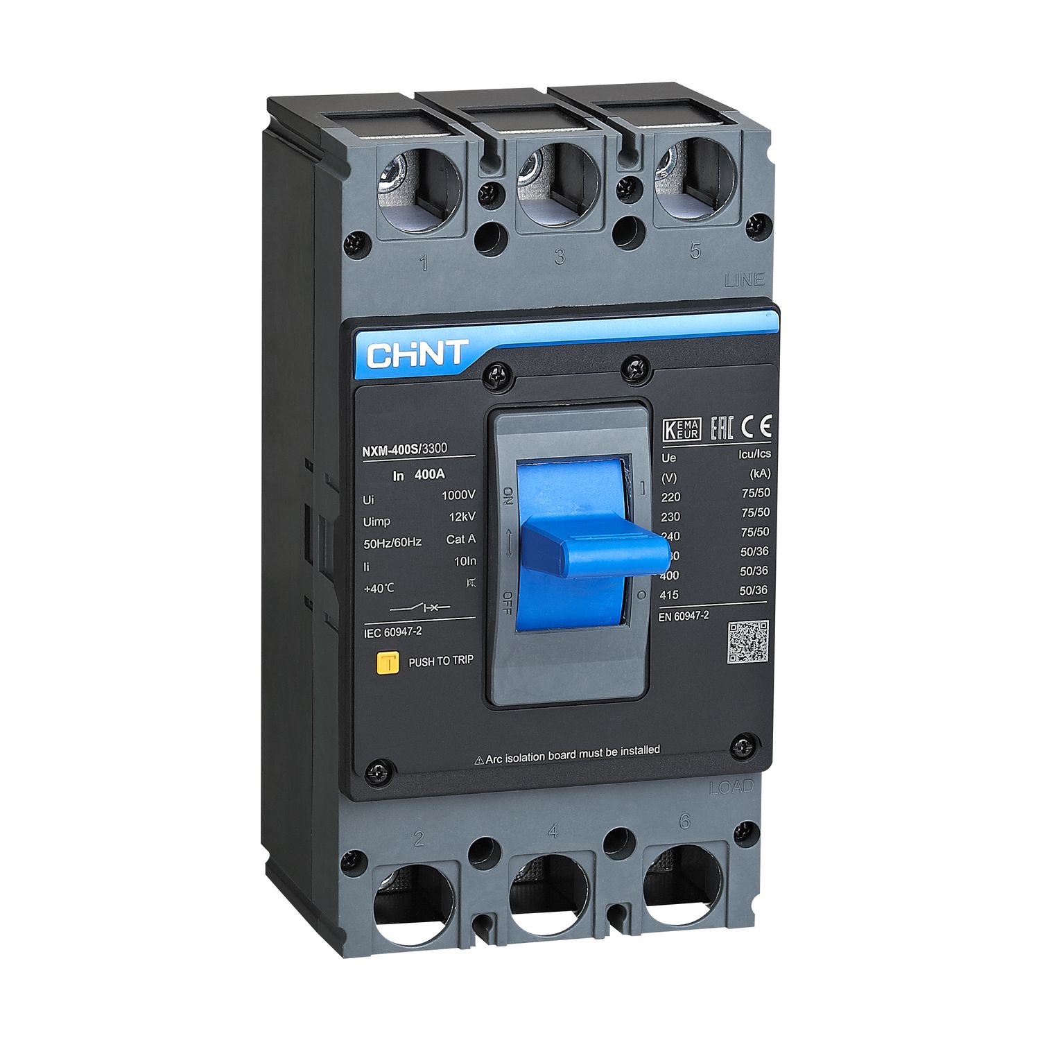 CHINT Авт. выкл. NXM-400S/3Р 320A 50кА