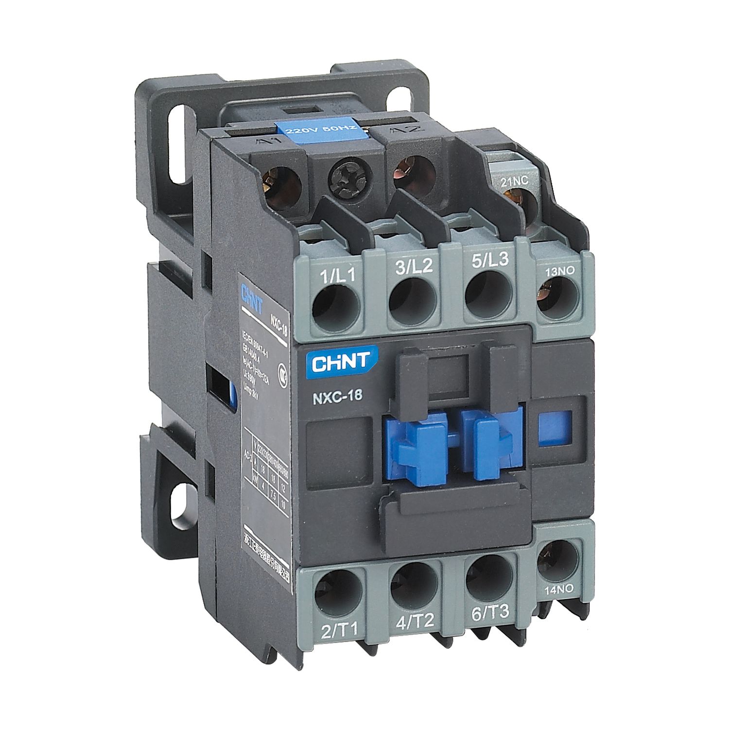 CHINT Контактор NXC-18 380AC 1НО+1НЗ 50Гц (R)