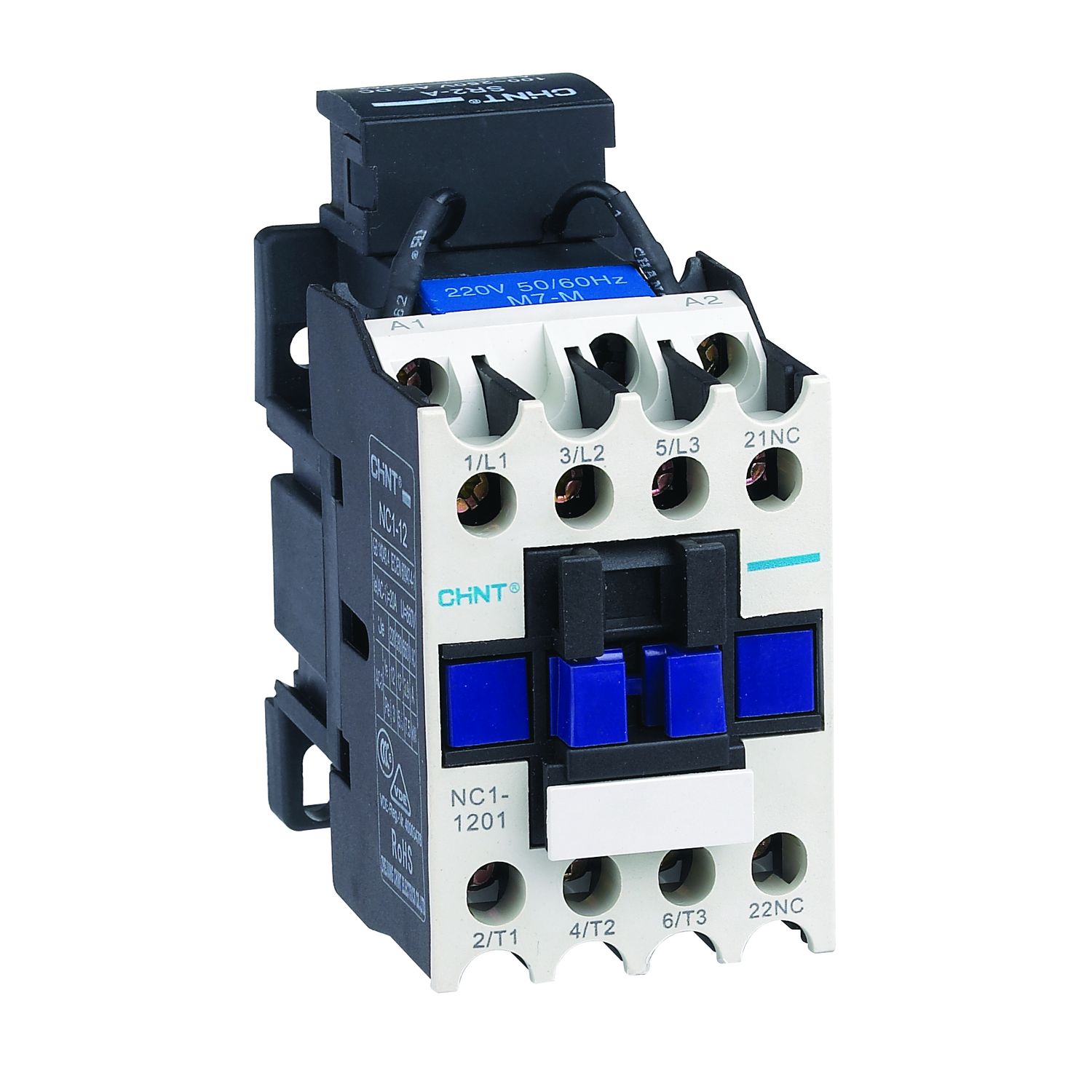 CHINT Контактор NC1-1201 12А 24В/АС3 1НЗ 50Гц (R)