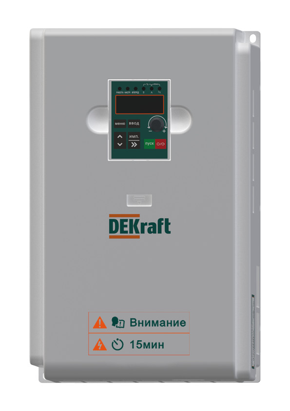 Dekraft Преобразователь частоты DEKV060-11кВт 3 фазы 380В с торм. модулем