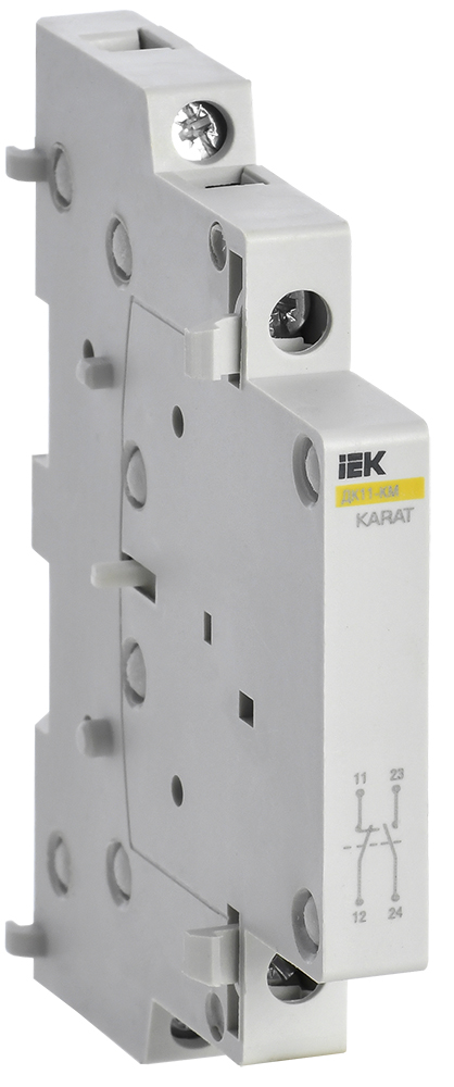 IEK KARAT Контакт дополнительный ДК11-КМ 1НО+1НЗ KARAT